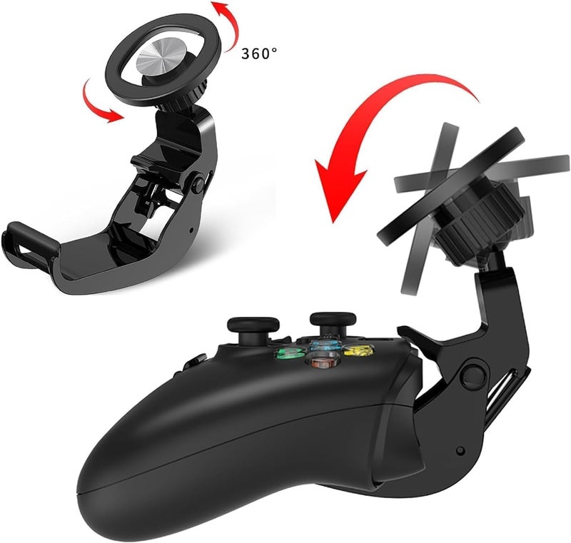 DOYO Holder for Apple Samsung, Gaming Phone Holder for Nintendo Switch and Switch Lite Pro Controllers Magnetic Controller Phone Holder - Image 5